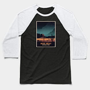 Death Valley National Park Night in Desert Baseball T-Shirt